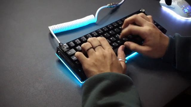 Typing Sound Test MW65 Acrylic Black Transparent-Gateron Black Milky Lubed смотреть онлайн