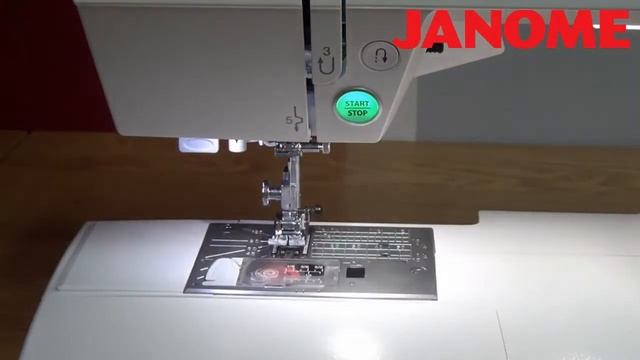 JANOME 미싱 [ DC7100 ] 5. 바늘 및 노루발 교체 смотреть онлайн