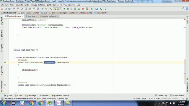 Fetching Data From Firebase Using Android Studio #3[In Hindi] смотреть онлайн