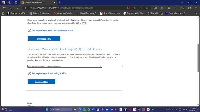 Windows 11 23H2 Will not be available through media creation tool for at least two weeks смотреть онлайн