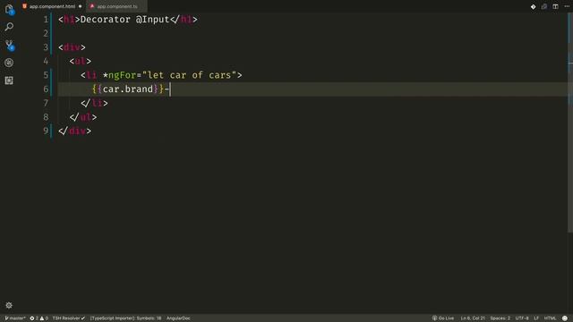 Input decorator angular смотреть онлайн