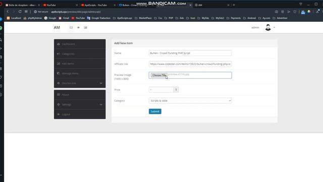 AM Affiliate Marketplace PHP Script - DEMO смотреть онлайн