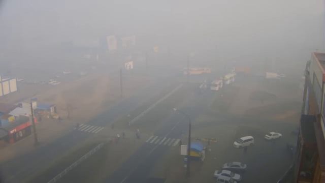 Горящий город Братск 28.09.2011 (10:53) смотреть онлайн