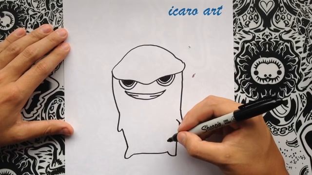 Como dibujar la babosa torpedo de bajoterra | how to draw torpedo смотреть онлайн