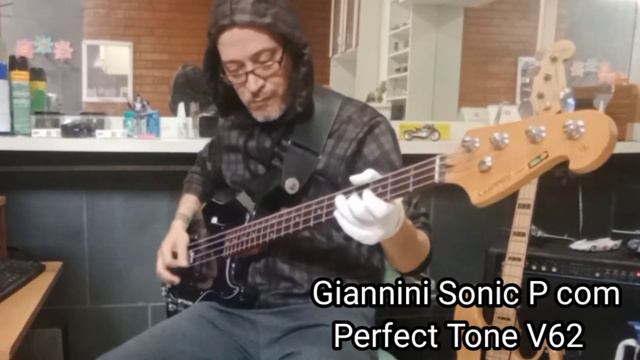 Giannini Sonic "P" com captador Perfect Tone V62 смотреть онлайн