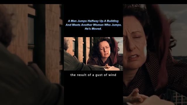 A Man Jumps Halfway Up A Building And Meets Another Woman Who Jumps.He's Moved. смотреть онлайн