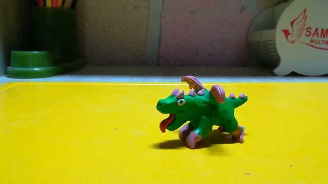 Мини дракончик из пластилина из игры Clash of Clans смотреть онлайн