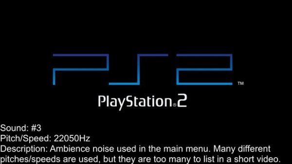 Sony PlayStation & PlayStation 2 BIOS Sounds With Respective Pitches