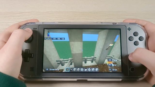 Nintendo Switch Lite Minecraft Building Stables ep 02 Gameplay handheld смотреть онлайн