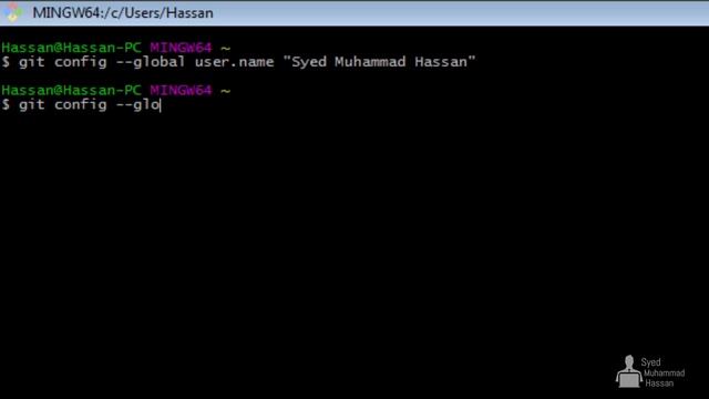 USER NAME AND EMAIL CONFIGURATION GIT TUTORIAL 8 смотреть онлайн