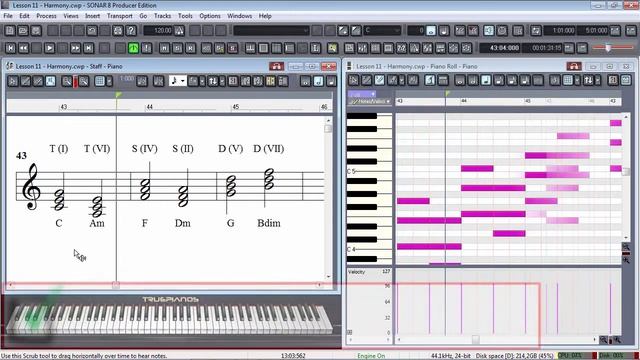 Урок 11 - Гармония. Соединение аккордов | Нотная грамота | Easy Music Learning смотреть онлайн