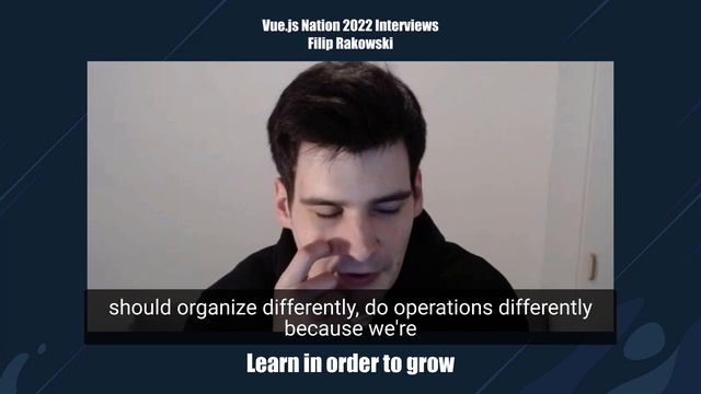 Learn in order to Grow by Filip Rakowski: Vue.js Nation 2022 смотреть онлайн
