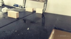 Склеивание и шлифовка столешниц ETAMstone - изготовление столешниц из искусственного камня (акрил)