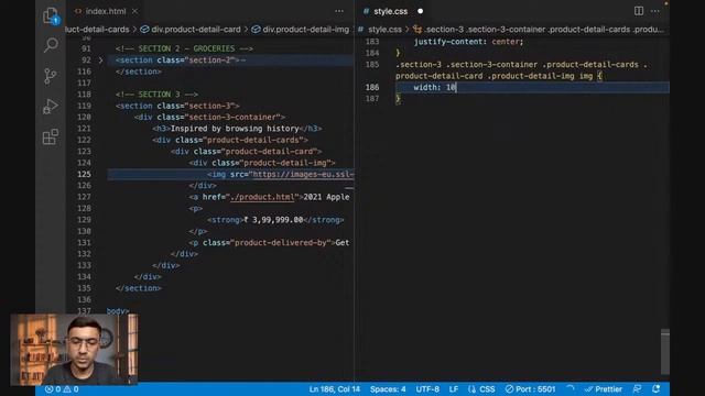 Make Amazon clone using HTML & CSS | HTML CSS workshop | Project building workshop | Coding bootcam смотреть онлайн