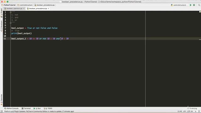 Boolean Operators Order Of Precedence - Learn Python 3 Lesson 27 смотреть онлайн