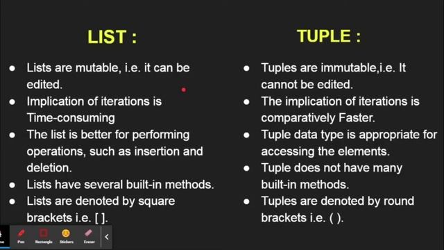 DIFFERENCE BETWEEN LIST AND TUPLE || PYTHON PROGRAMMING || SOLID LEARNIN смотреть онлайн