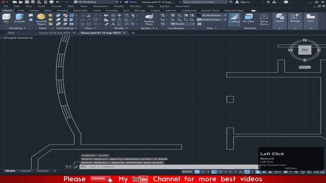 2D Plan in AutoCAD | 3d House making | Part 03 |AutoCAD 2022 Course | Engineer Tauseef Ullah смотреть онлайн
