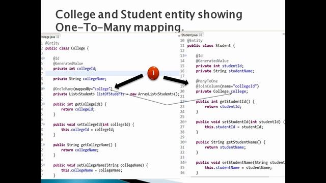 How to implement One To Many mapping by @OneToMany annotation in Hibernate using JPA ?. смотреть онлайн