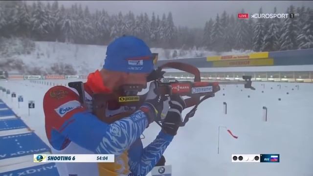 Биатлон. Кубок мира 2019. Оберхоф. Эстафета Мужчины Золотой Дубль!