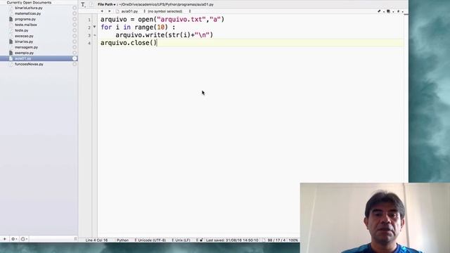 Programação Python - s02e14 - Abrindo arquivos com Append смотреть онлайн