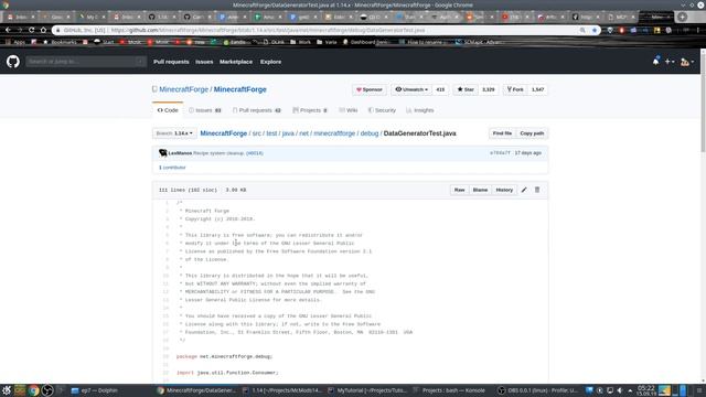 Modding Tutorial 1.14: Episode 7 (updating to latest forge, data generators) смотреть онлайн