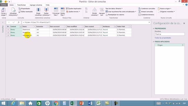 Power Query (Obtener y Transformar). Importar todos los datos de una carpeta a Excel смотреть онлайн