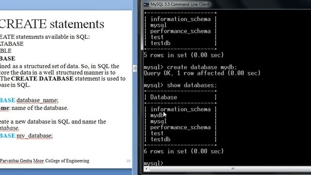 DBMS_Data Definition Language with Practical Execution_1.6 смотреть онлайн