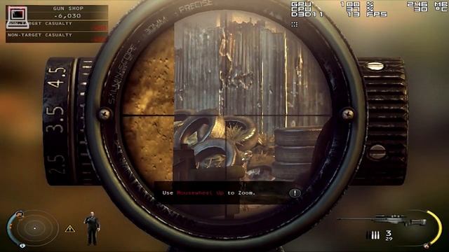 Hitman Absolution Gameplay AMD Radeon HD 4200 смотреть онлайн