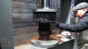 Давим резину 120 тонн, монтаж цельнолитых шин!!!