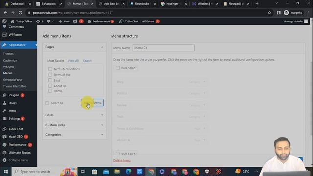 How To Make Menu & Submenu || How To Create Menu In Wordpress || Wordpress Menu Customize || Lec-41 смотреть онлайн