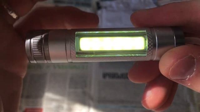 Брелок фонарик на одной пальчиковой батарейке 1,5 вольта в алюминиевом корпусе из Алиэкспресс. Тест смотреть онлайн