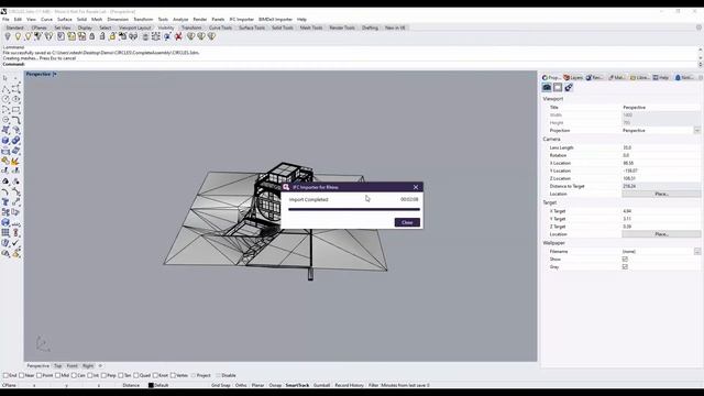 How to import IFC file inside Rhino | IFC Importer for Rhino Walkthrough Video смотреть онлайн