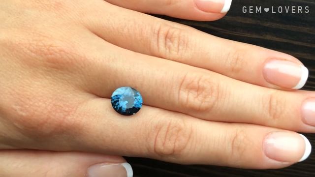 Благородная синяя шпинель 3,17 карата смотреть онлайн