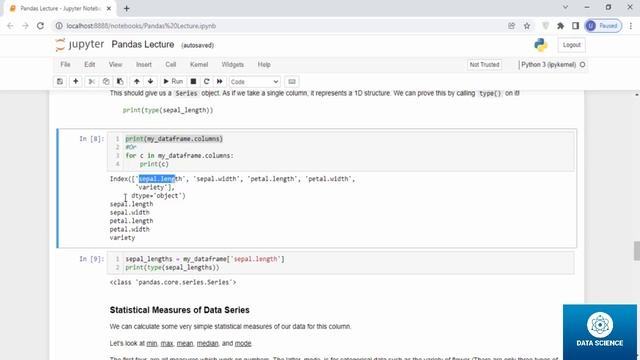 17 - Pandas in Python Notebook смотреть онлайн