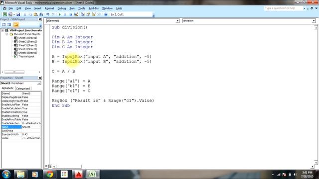 Microsoft Excel VBA-Message Box and Call Function-Day 5 смотреть онлайн