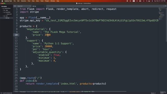 5 - Using Stripe for Application API Payments - 21 - Build Index Page to Access Stripe API смотреть онлайн