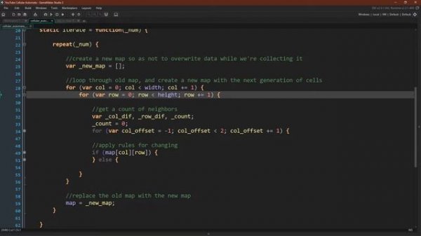 Procedural Generation and Cellular Automata in GameMaker Studio 2.3