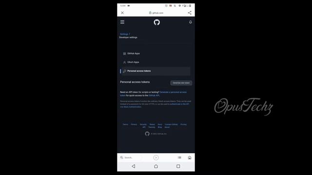 How To Create GitHub API Token | OpusTechz смотреть онлайн