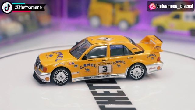 Mini GT Mercedes Benz 190E Evolution II Camel смотреть онлайн
