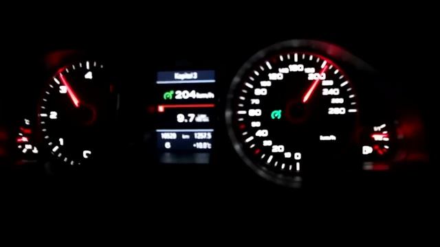 Verbrauch Audi A5 3.0 TDI @ 200km/h bei Regen смотреть онлайн