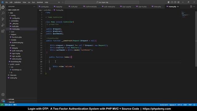 Login with OTP: A Two Factor Auth. system with PHP MVC смотреть онлайн