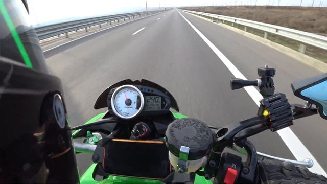 Максимальная скорость Kawasaki Z1000...