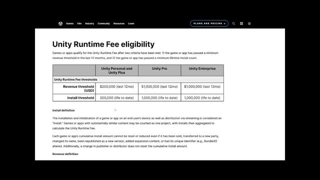 Unity is now TAXING indie devs every time their game is INSTALLED! смотреть онлайн