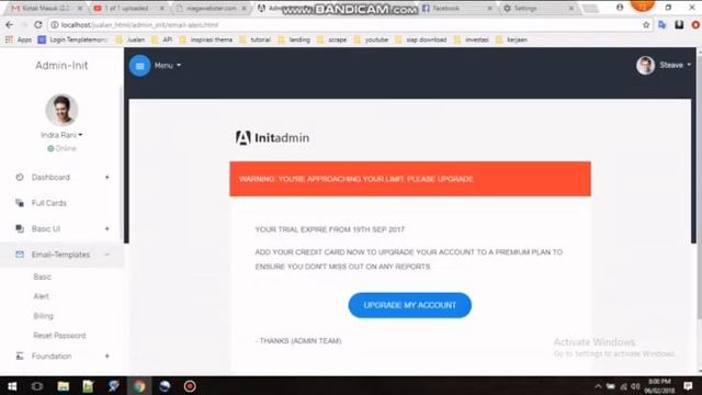 Admin init - Bootstrap-4 смотреть онлайн