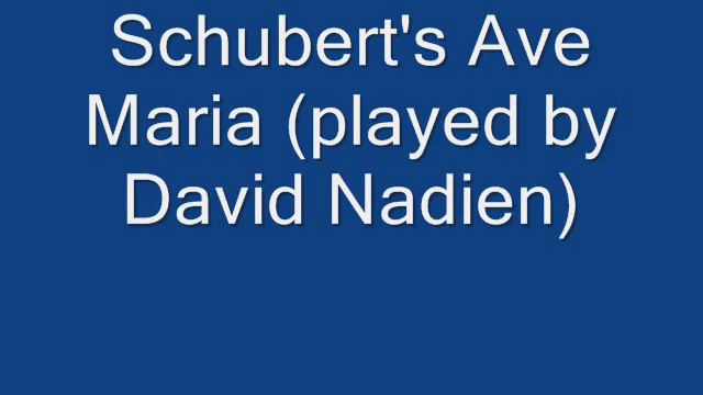 Schubert's Ave Maria (played by David Nadien) смотреть онлайн