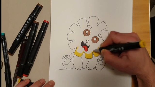 Cute Lion | how to draw смотреть онлайн