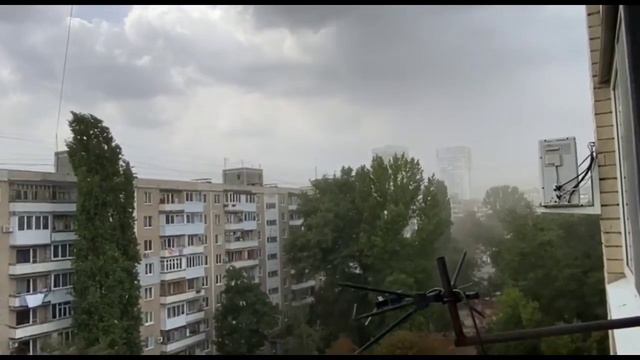 Ураган в Саратове. Упавшее дерево затормозило движение трамваев смотреть онлайн