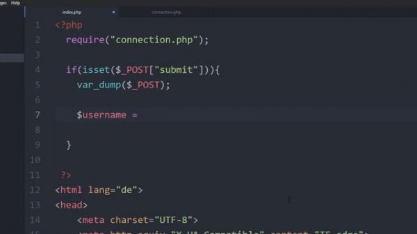 PHP Registrierung mit SQL-Datenbank | Login-System | PHP Tutorial Deutsch