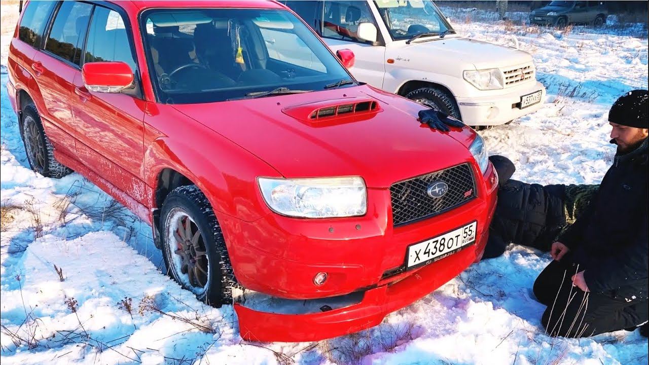 Зачем он туда поехал ? Forester SG5 Cross Sport зимой в лес ! смотреть онлайн