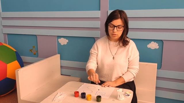 Рисуем ватными палочками с детьми с 2 лет смотреть онлайн